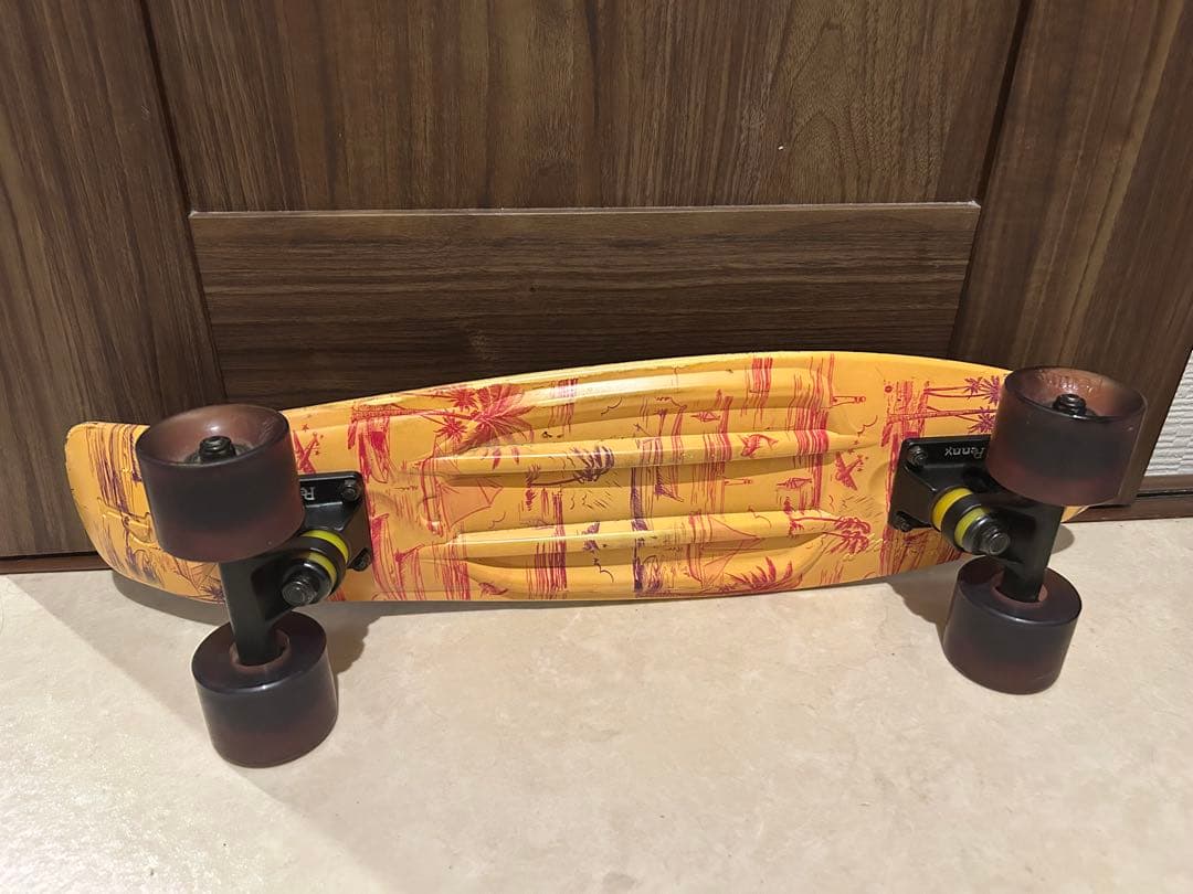 ペニー　シアトルで購入　パープル　ビーチ柄