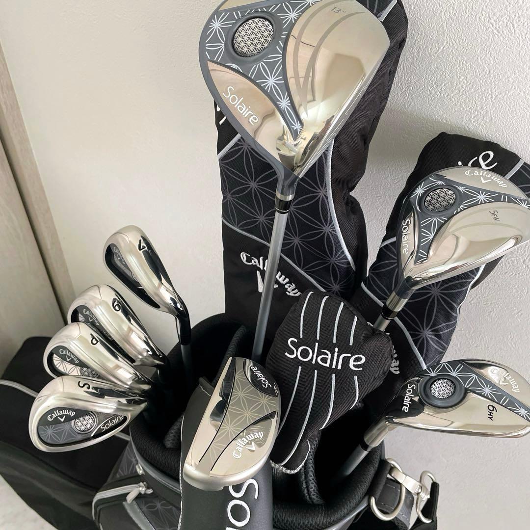ほぼ新品未使用　最新モデル　キャロウェイ　ソレイユ　レディースゴルフクラブセット