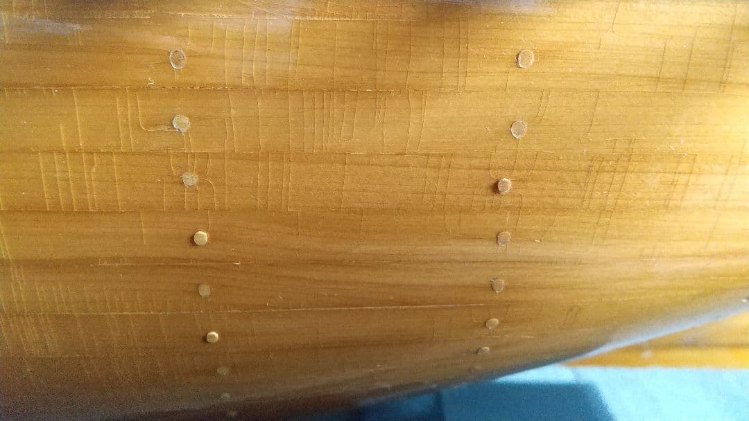 【直接引き渡し限定】特大　希少　木製の大きな船のオブジェ