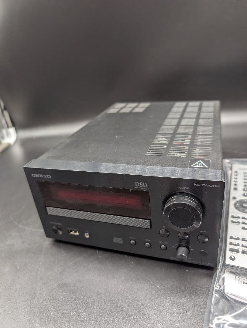美品　ONKYO ネットワークCDレシーバー ブラック CR-N765(B)