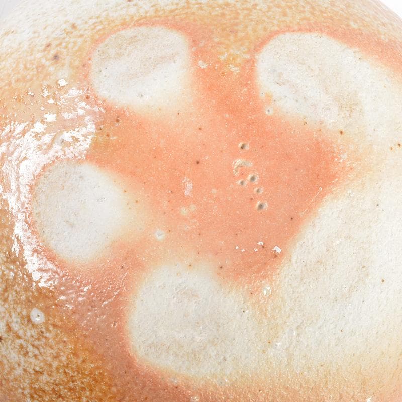 伊賀焼　小島憲二造　丸陶筥　陶箱　共箱　V　R6133C