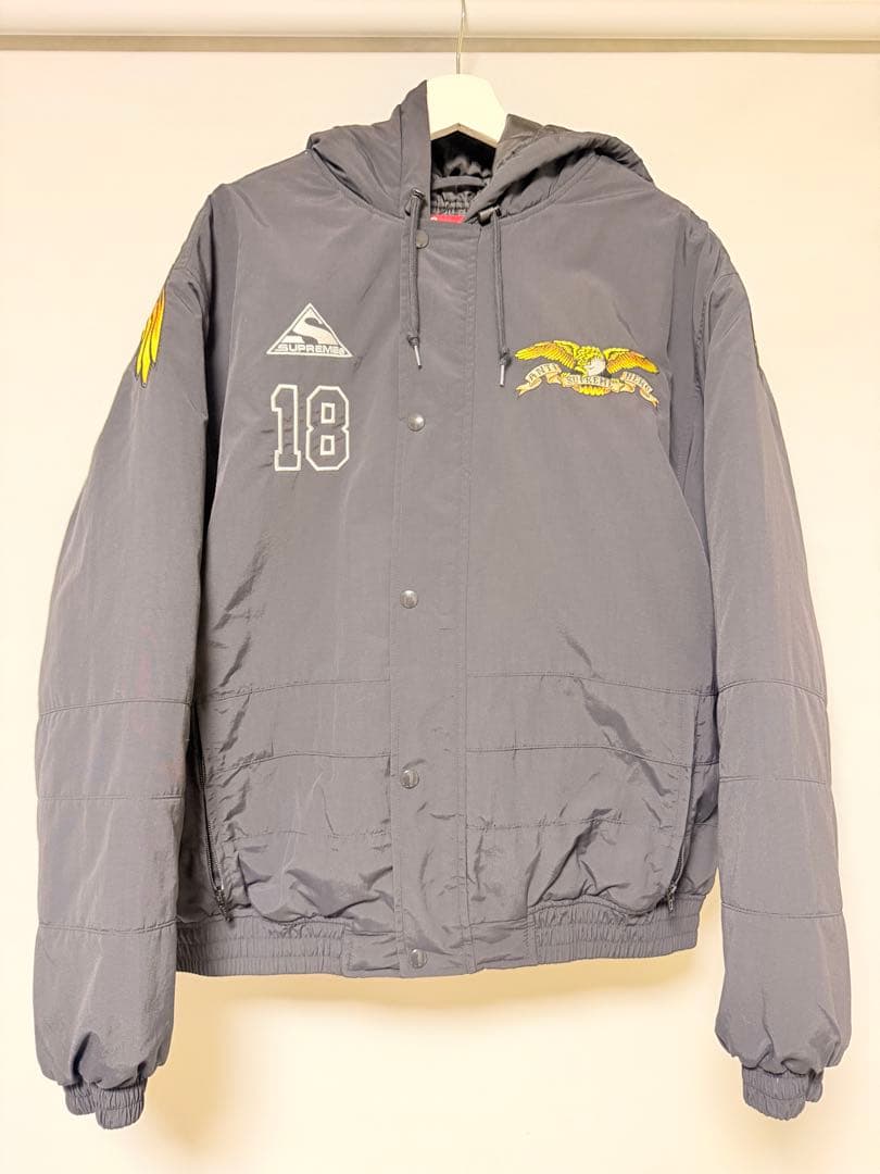 ジャケット・アウター Supreme x ANTIHERO Stadium Jacket Black