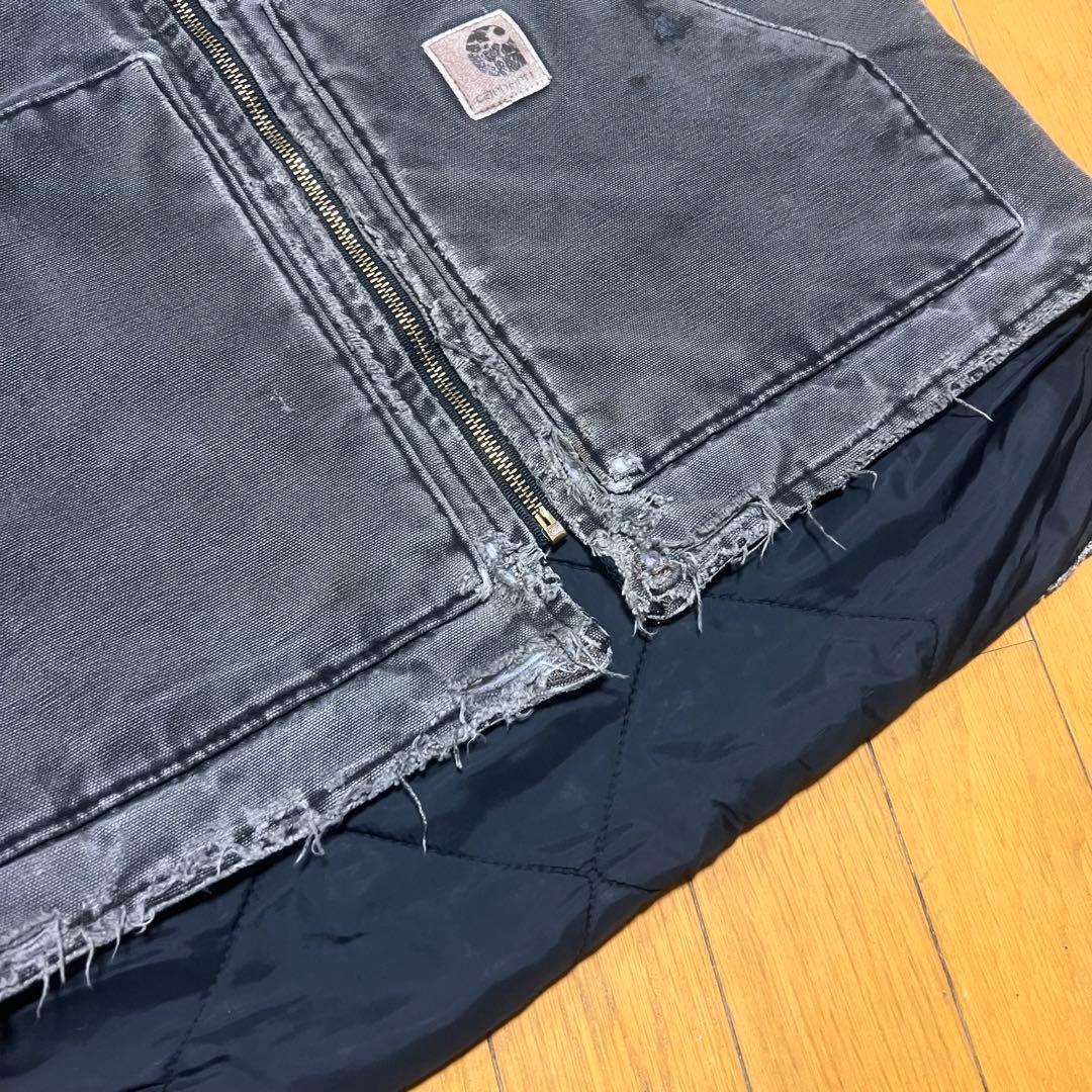 90’s usa 製Carhartt ベスト腰ゴム　雰囲気抜群