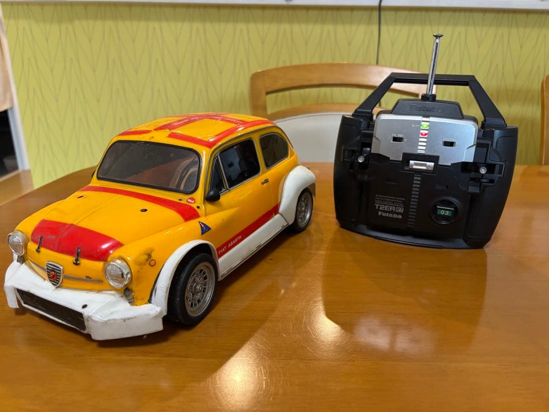 値下げ‼️タミヤ　ラジコン　フィアットアバルト　メカ付きセット