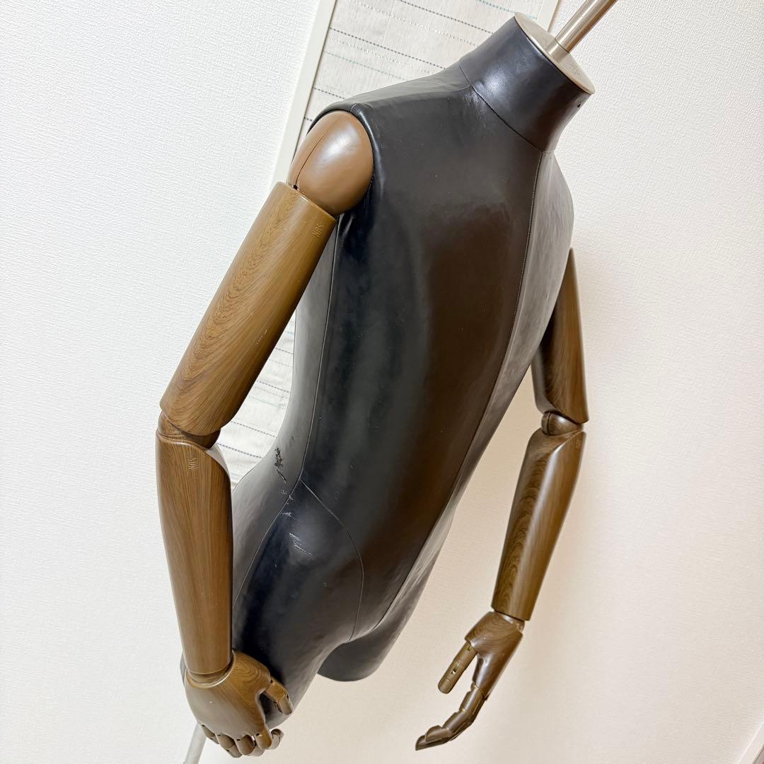 超希少✨Sun エコボディ トルソー マネキン 着付け 腕付き　メンズ　黒