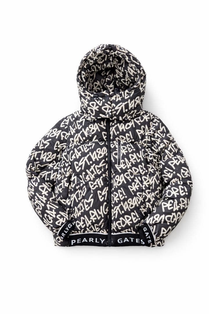 PEARLY GATES パーリーゲイツ　レディース　ダウンジャケット　総柄　M