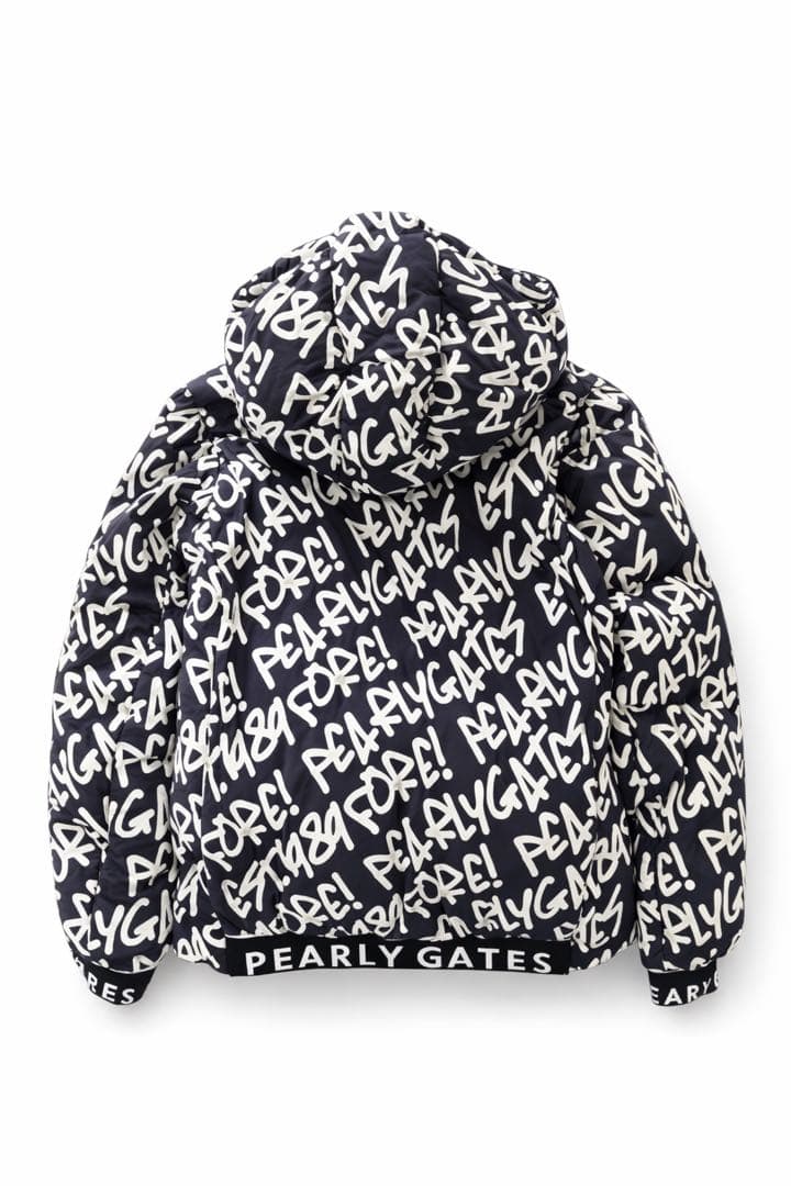 PEARLY GATES パーリーゲイツ　レディース　ダウンジャケット　総柄　M