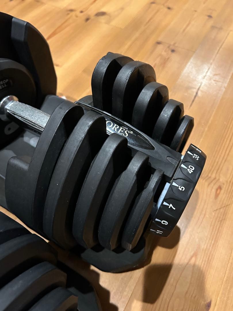 ①RIORES 可変式ダンベル 40kg 別出品2個セット