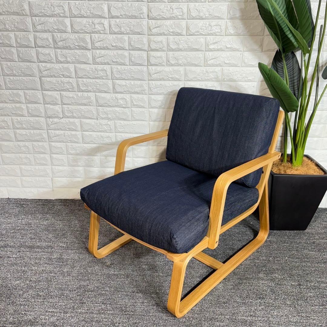 無印良品 リビングでもダイニングでもつかえるソファチェア 椅子 チェア C083