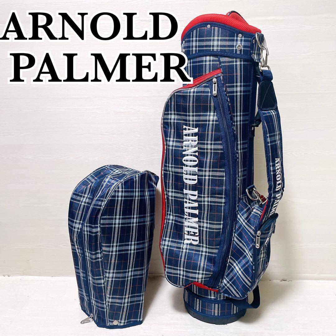 極美品 アーノルドパーマー キャディバッグ タータンチェック ユニセックス