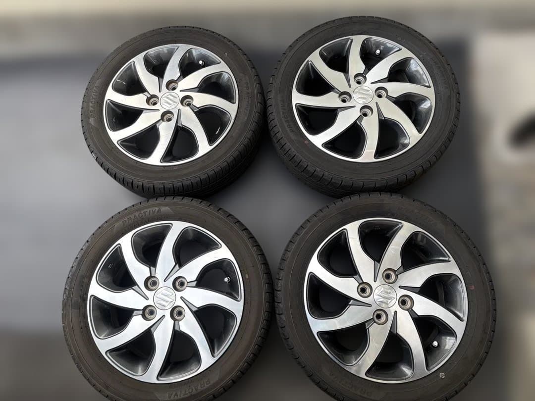 オススメ‼️スズキ純正14インチ 4.5J 23年165/55R14 4本セット⛰️