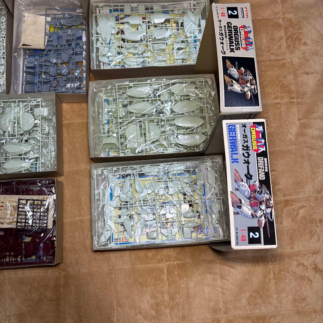 オーガス　プラモデル　7セット