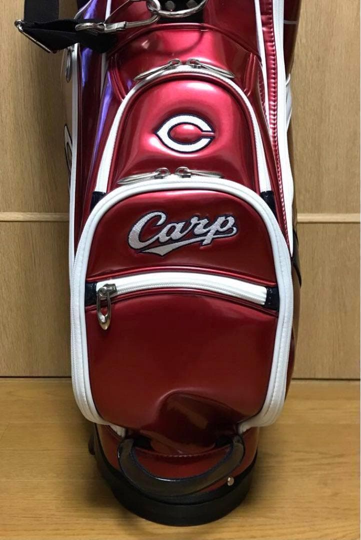 #7923 【未使用】 広島カープ オフィシャル ゴルフバッグ スタンド式