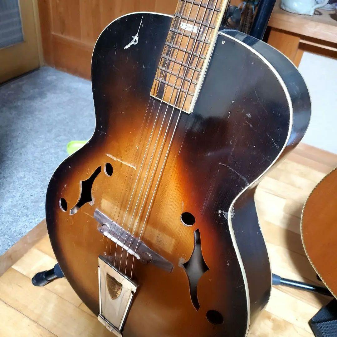 sバイオリン製ピックギターレフティ改造