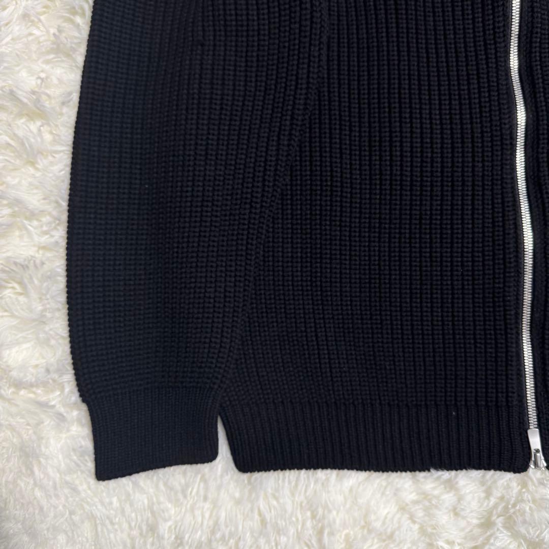 BATONER ニット シグネチャー セーター ジッパー ドライバーズニット