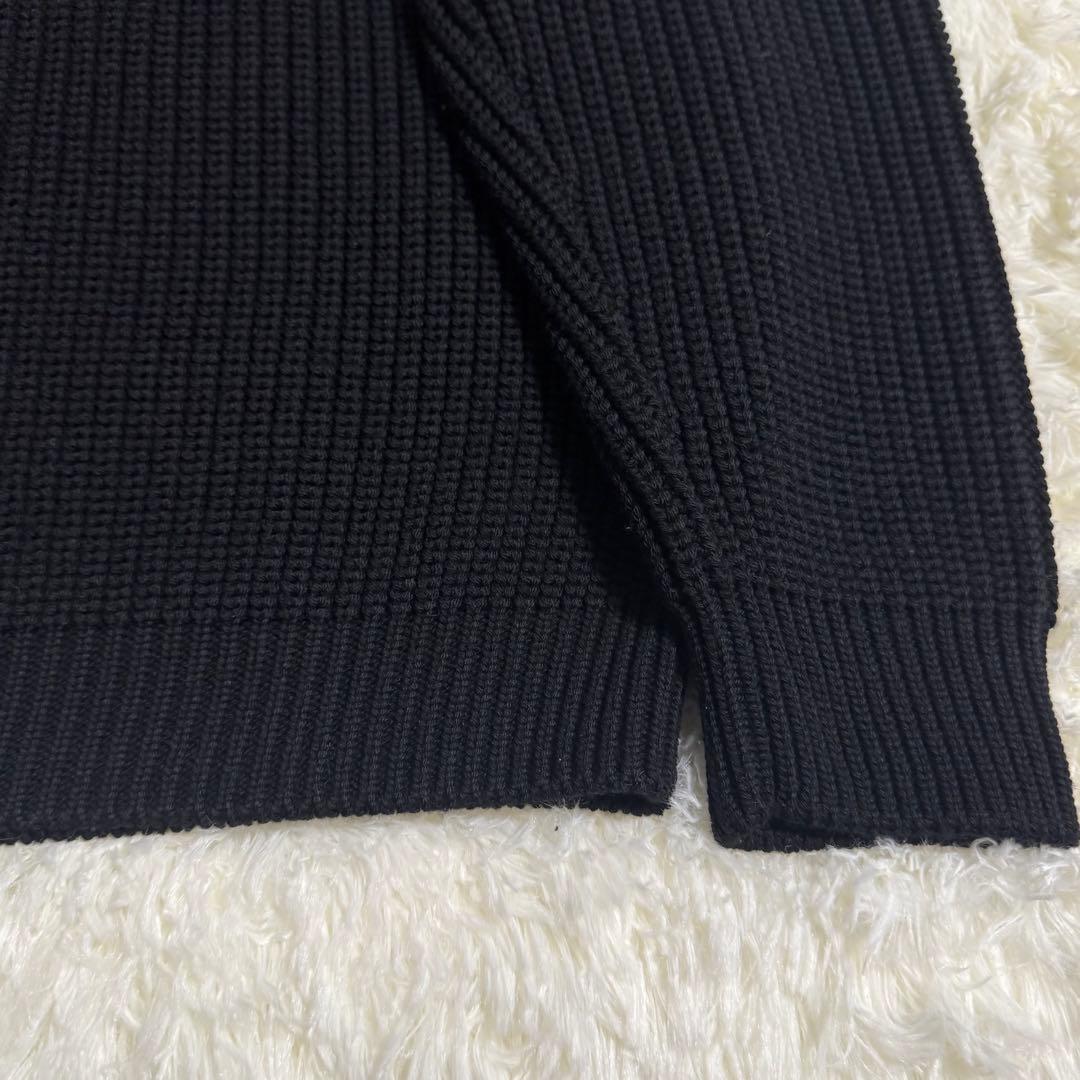 BATONER ニット シグネチャー セーター ジッパー ドライバーズニット