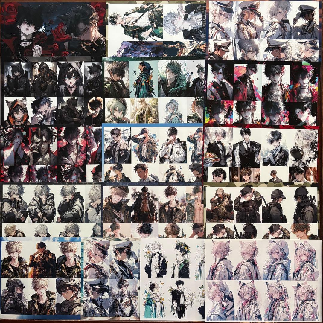 かり様 デザインペーパー コラージュシート