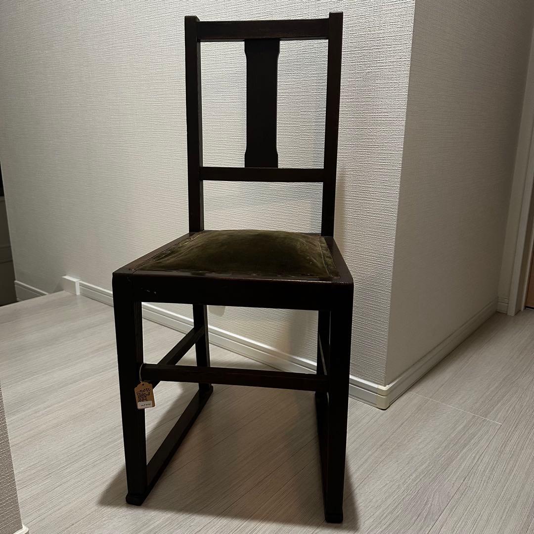 イギリス　アンティークダイニングチェア