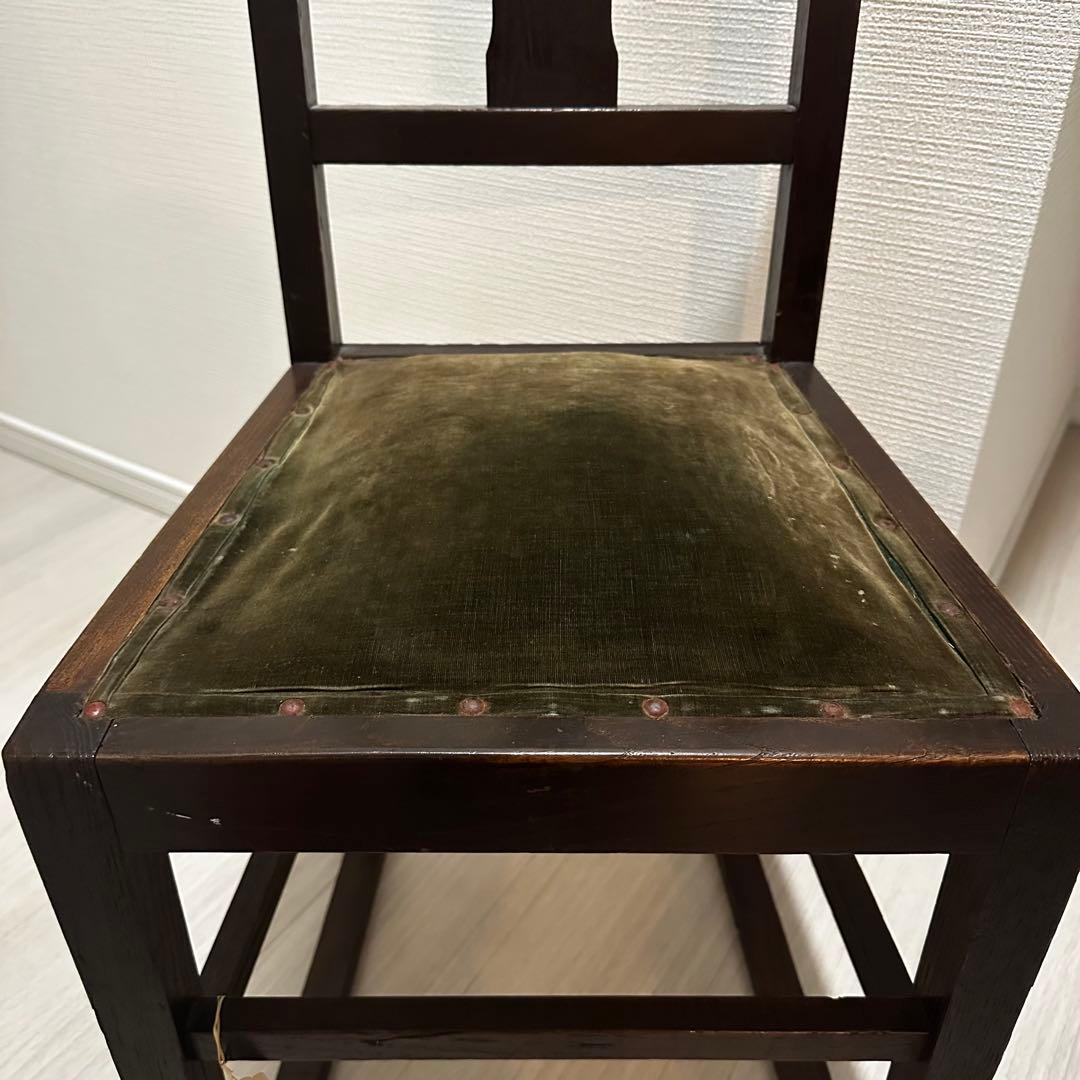 イギリス　アンティークダイニングチェア