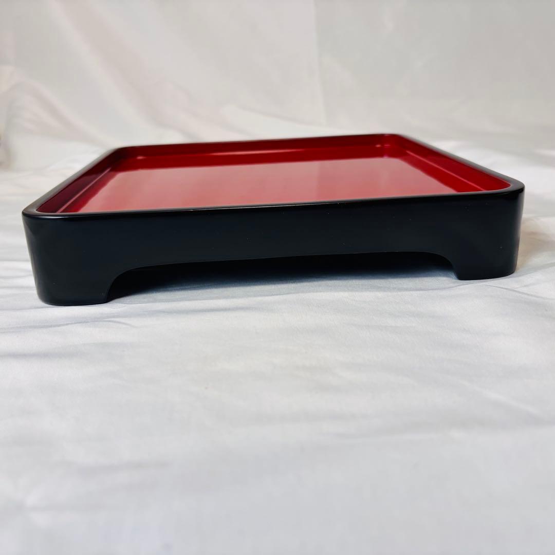 美品 輪島塗 三段重箱 台付き 黒 熨斗 共箱あり 雛祭り お祝い お節 御膳