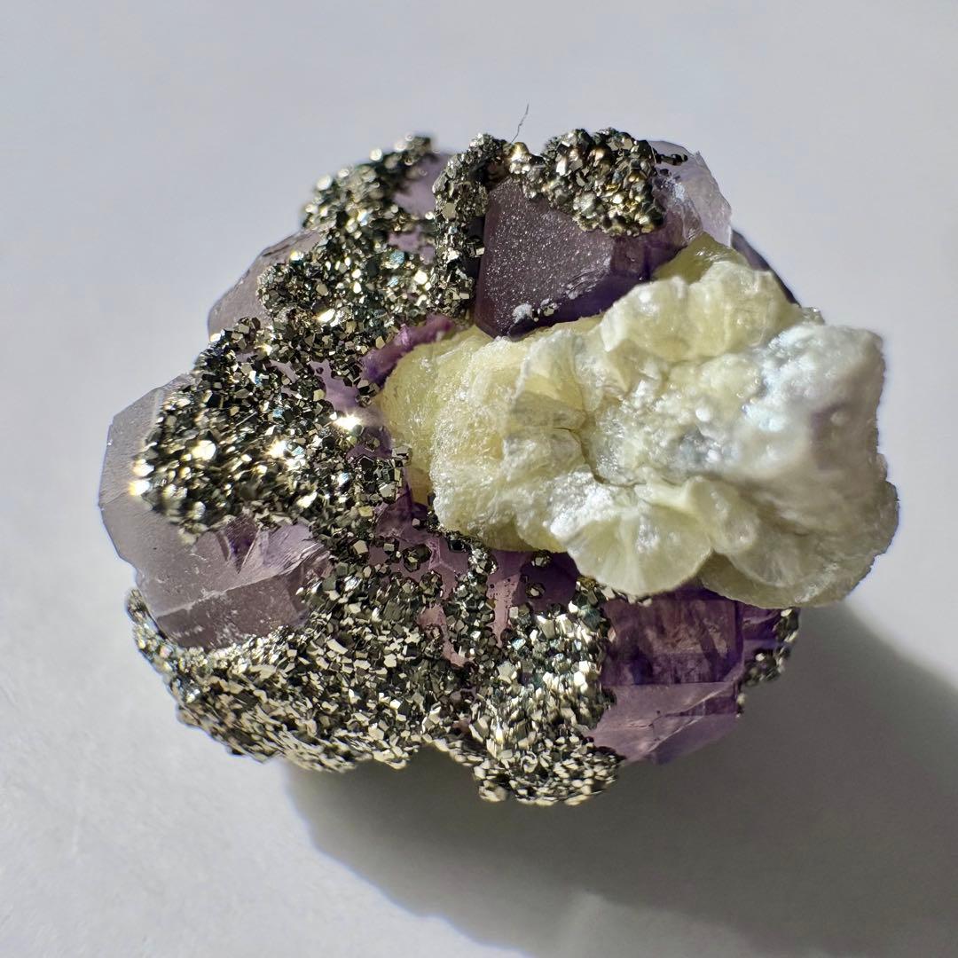 519 中国 内モンゴル産 レアタイプ フローライト&パイライト