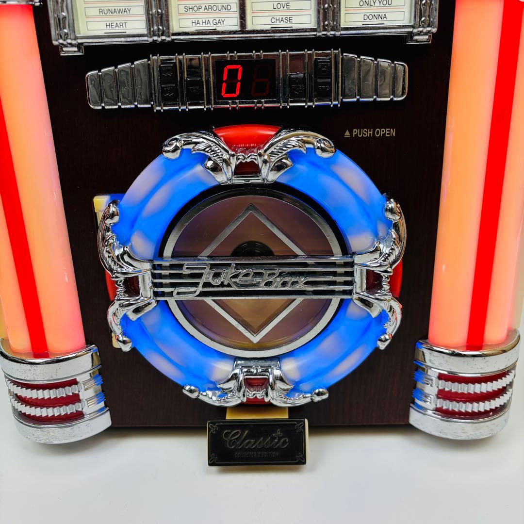 【希少】ジュークボックス型　CDプレーヤー AM FMラジオ