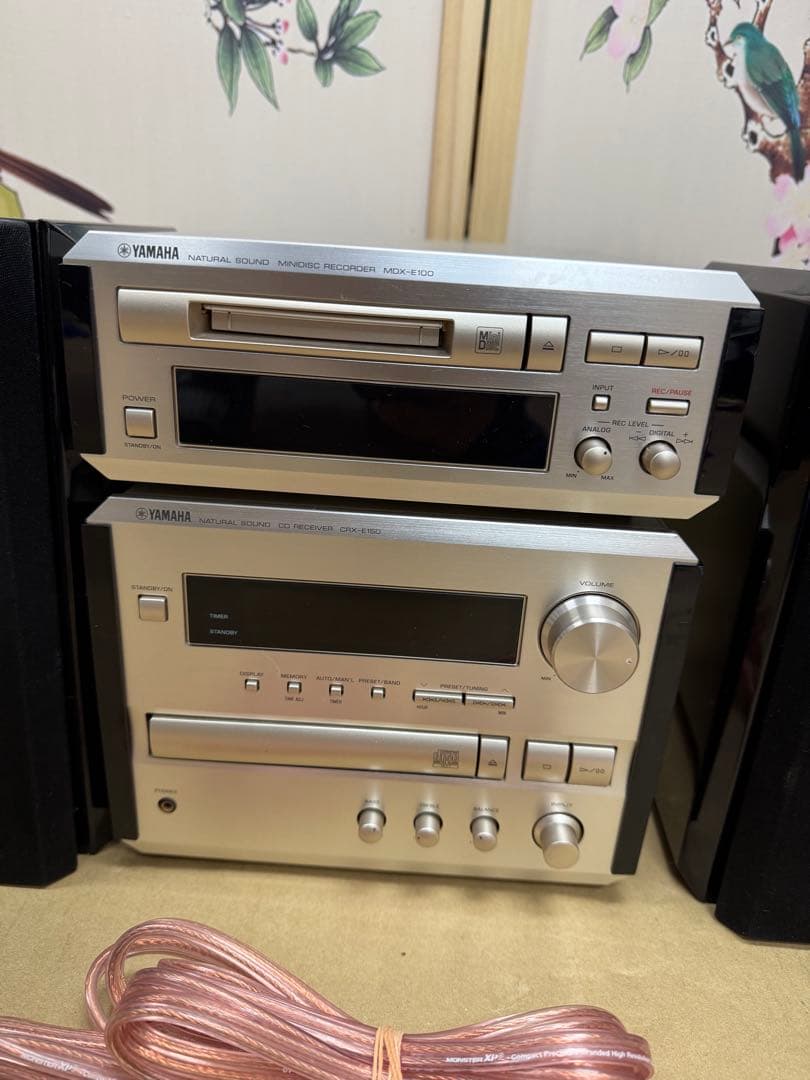 MDX-E100（MDレコーダー）＋ CRX-E150（CDレシーバー）セット