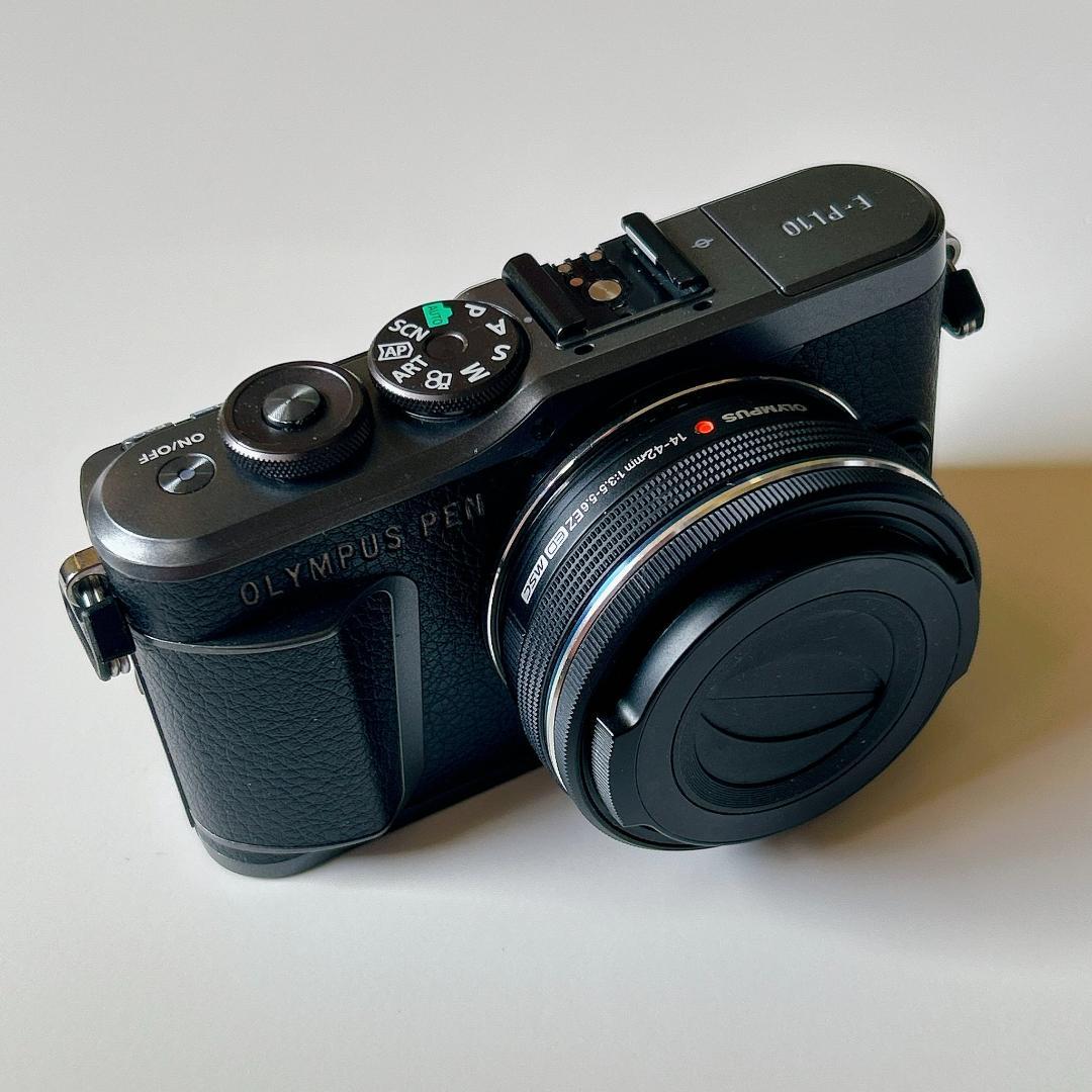 【OLYMPUS E-PL10 ミラーレス一眼カメラ　ブラック】スマホ転送