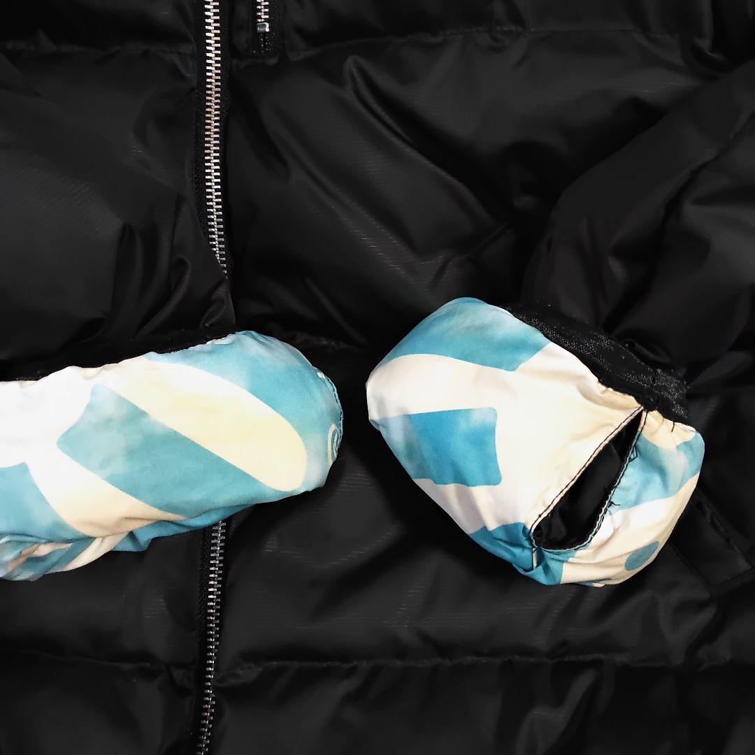 CUNE サイズ2 フード付き ブラックダウンジャケット