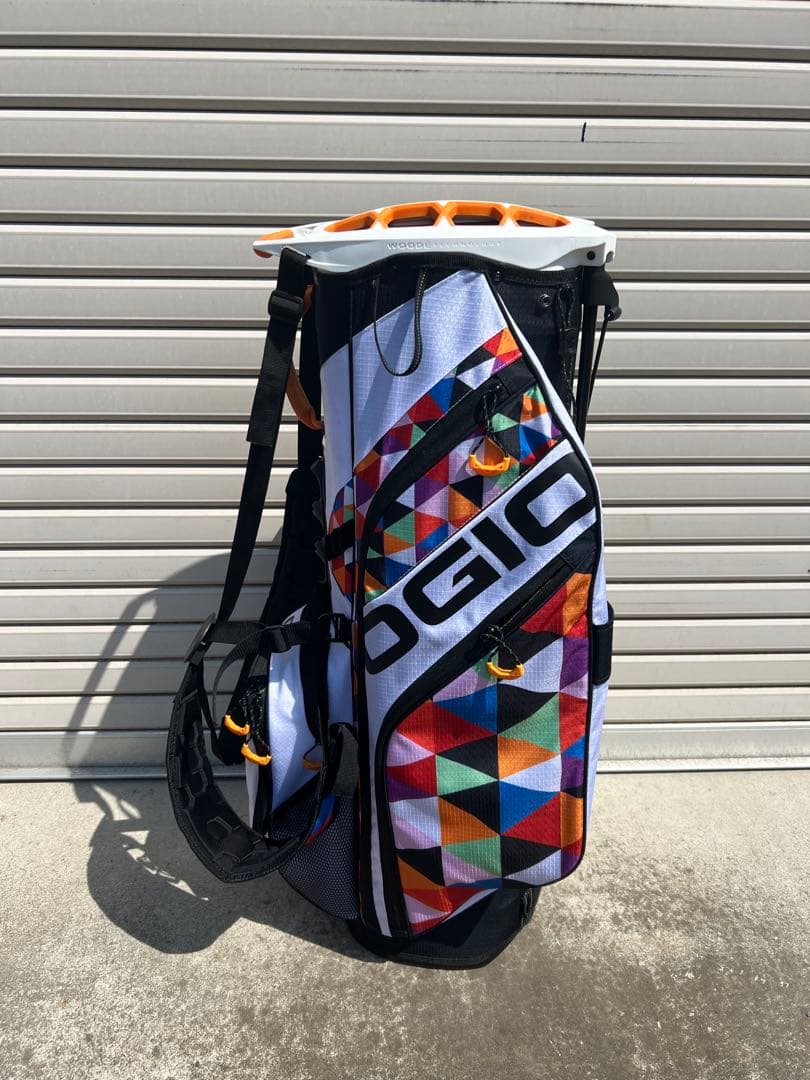 OGIO スタンドキャディバッグ 幾何学模様 8分割