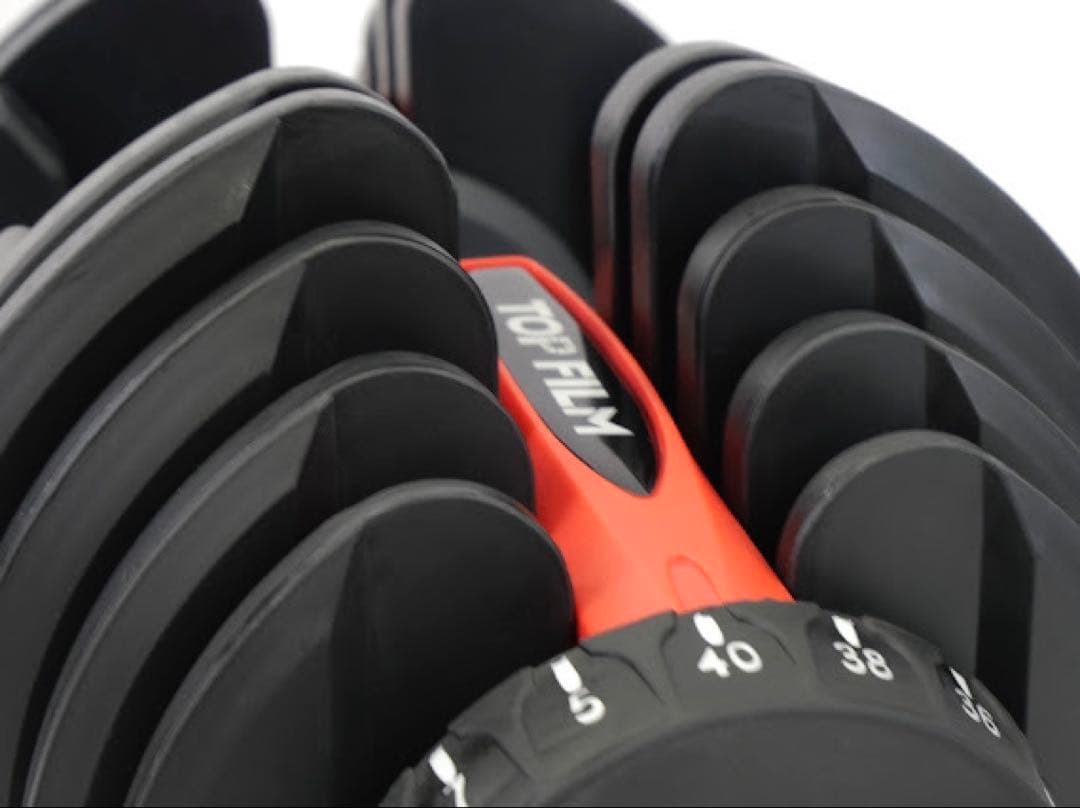 【新品】可変式ダンベル 40kg 2個セット RED