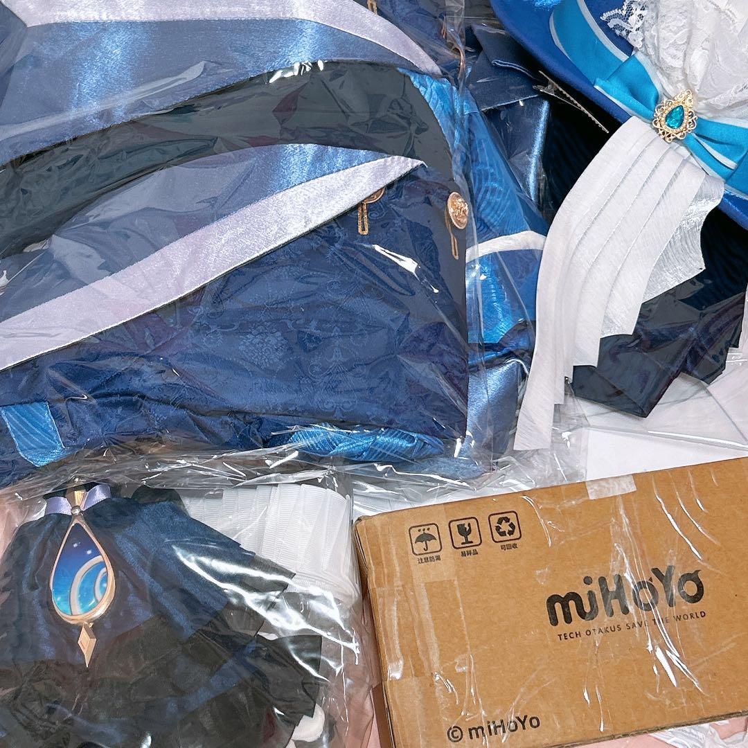 omuchi様 原神 Genshin フリーナ コスプレ 衣装 白 一式