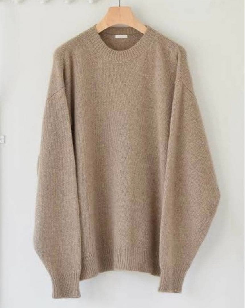 COMOLI 21AW カシミヤクルーネックニット