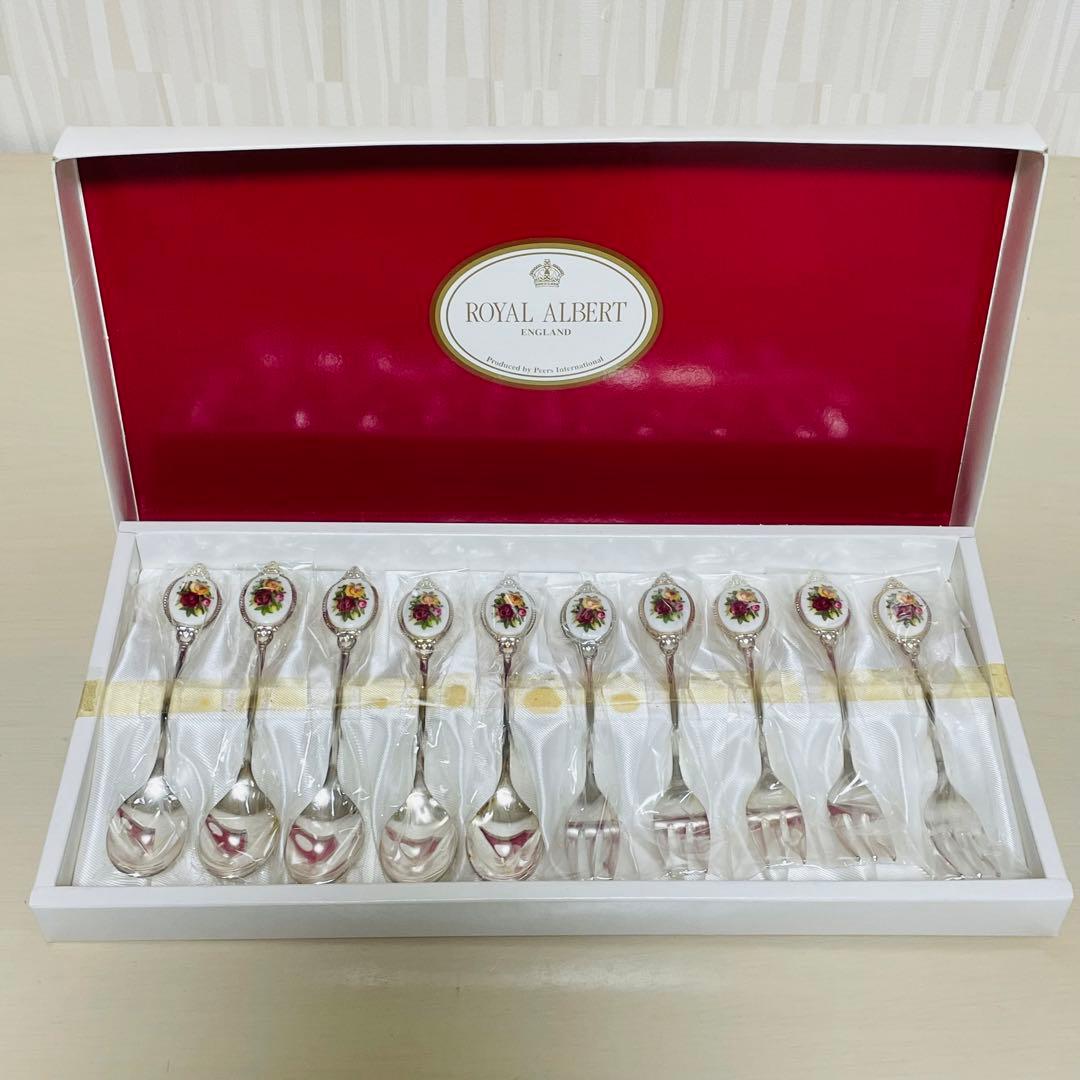 未使用 保管品 ロイヤルアルバート カントリーローズ カトラリー