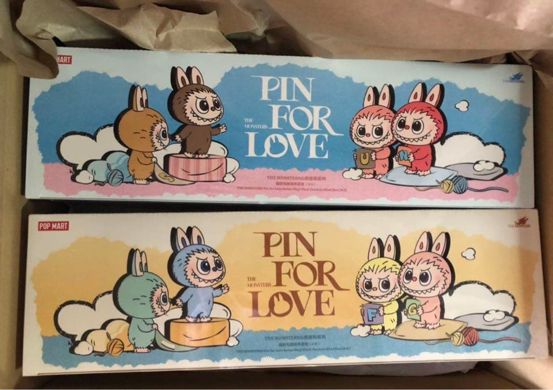 ポップマート ザ モンスターズ ピン フォー ラブ シリーズ ぬいぐるみ