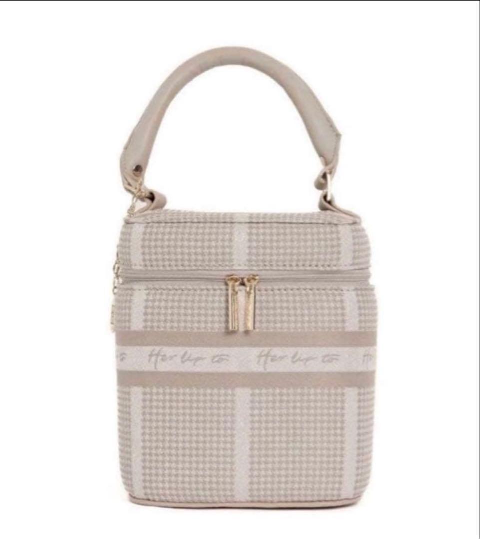 バッグ herlipto HLT Jacquard Vanity Bag