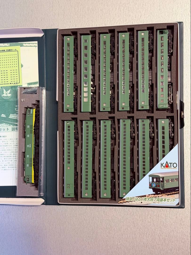 u*5様 【値下げ】KATO EF58青大将+特急はと青大将基本7両増結5両