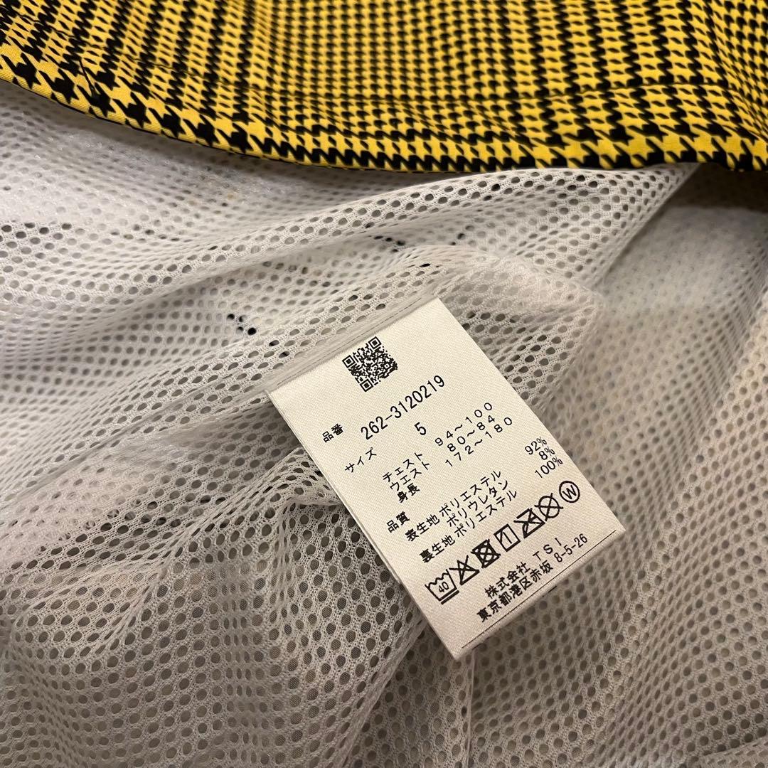 新品★25,300円 ジャックバニー ナイロンタフタ防風フーディブルゾン 黒黄L