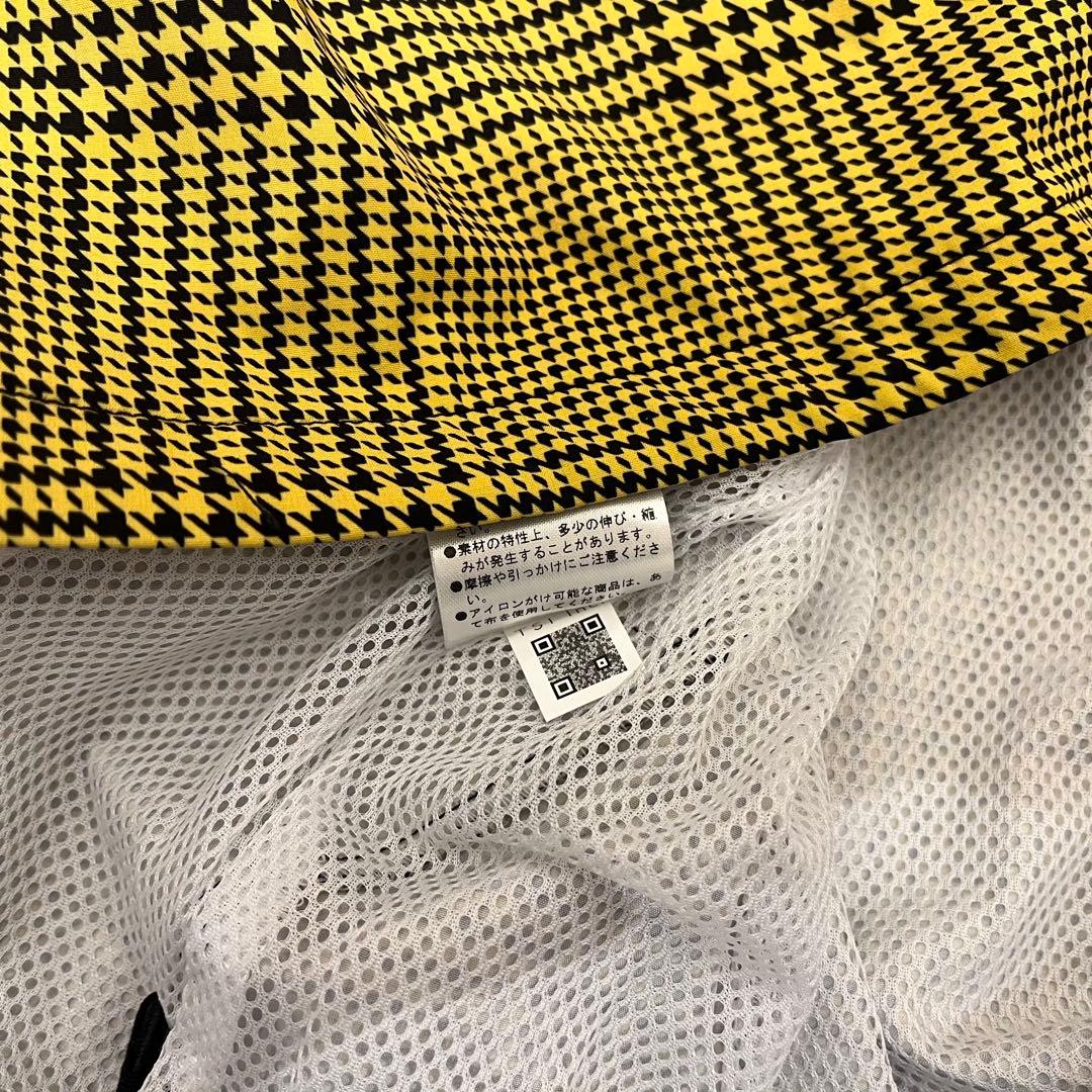 新品★25,300円 ジャックバニー ナイロンタフタ防風フーディブルゾン 黒黄L