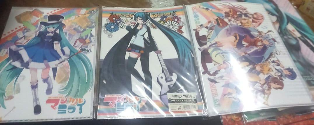 ☆おまけ付★☆初音ミク☆クリアファイル☆3D☆大量セット☆マジカルミライ♪