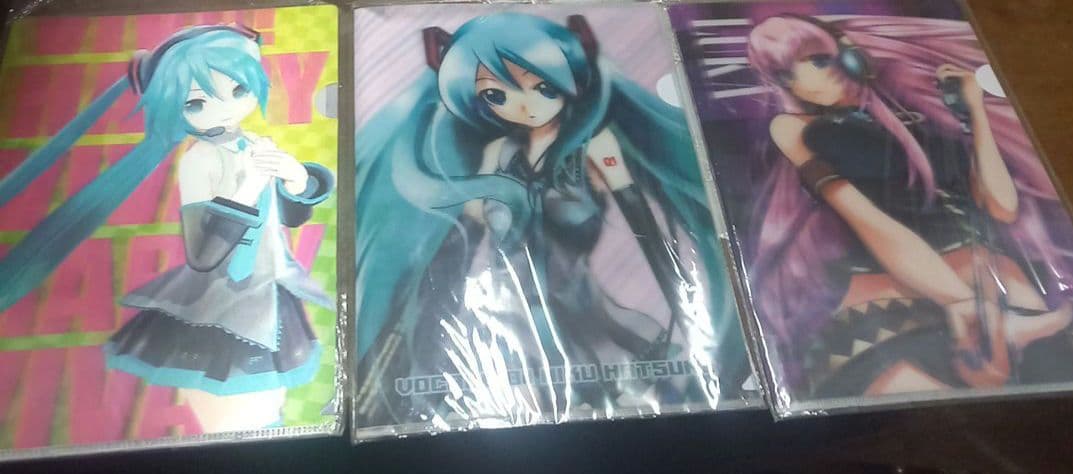 ☆おまけ付★☆初音ミク☆クリアファイル☆3D☆大量セット☆マジカルミライ♪