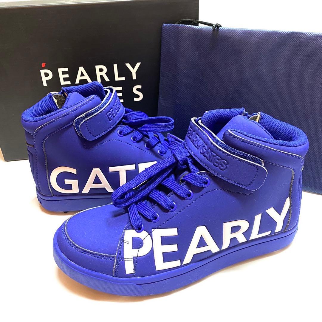 PEARLYGATES 053-0992310 ブルー ゴルフシューズ 箱あり