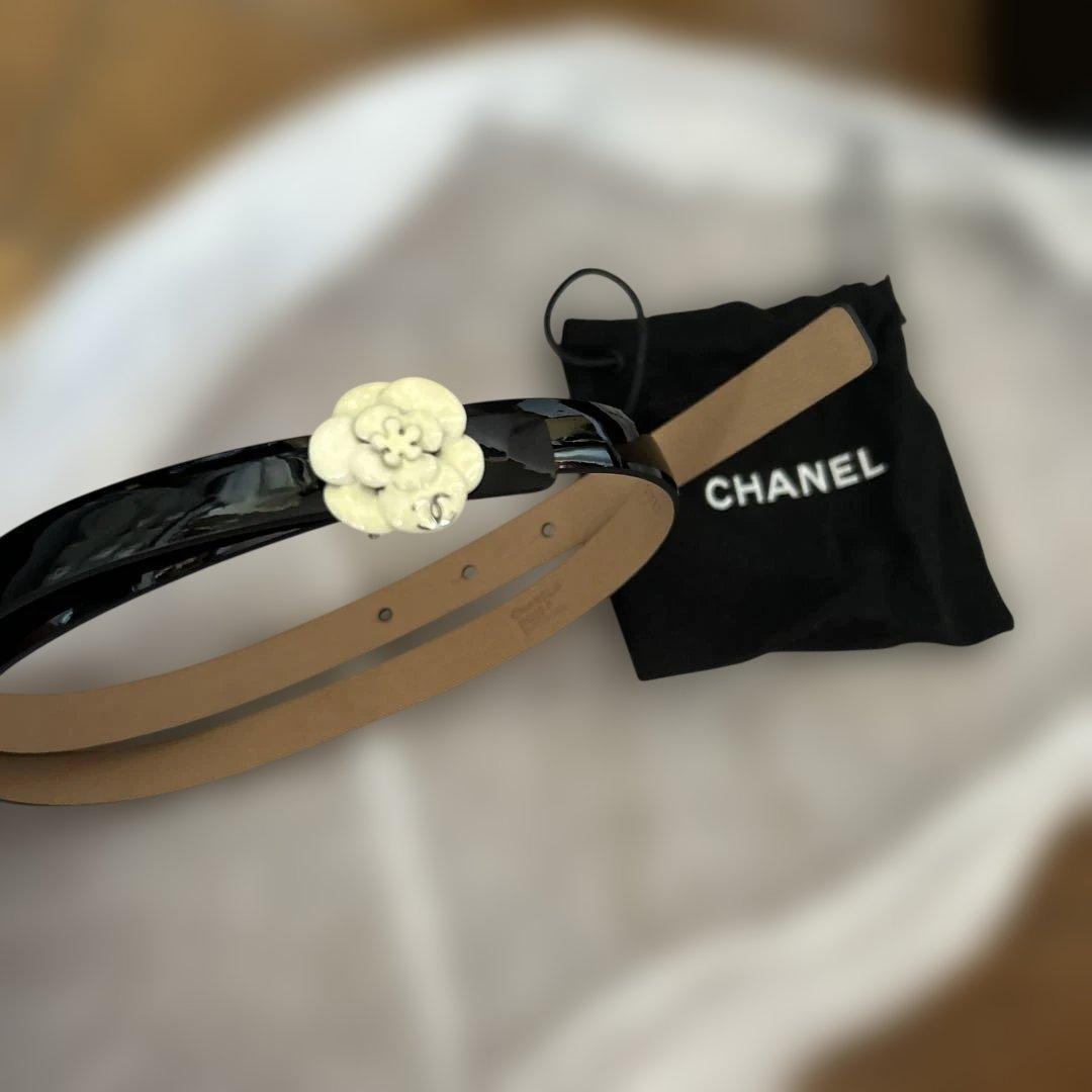 CHANEL シャネル　カメリアベルト 75