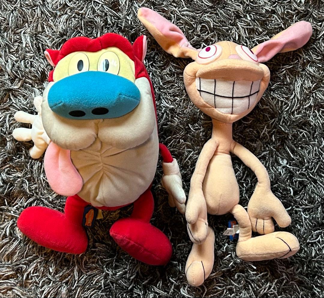 97年製レン&スティンピー ぬいぐるみセット③ ニコロデオン