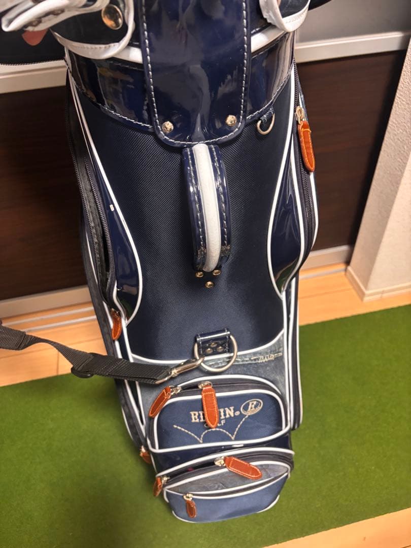 エドウィン ゴルフ EDWIN GOLF キャディバッグ 9型 ジーンズ柄