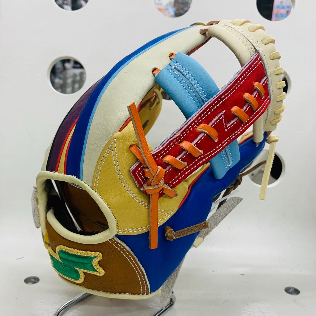 エスエスケイ　限定カラー　軟式用　内野手用　761型　SMRC125　型付け済み