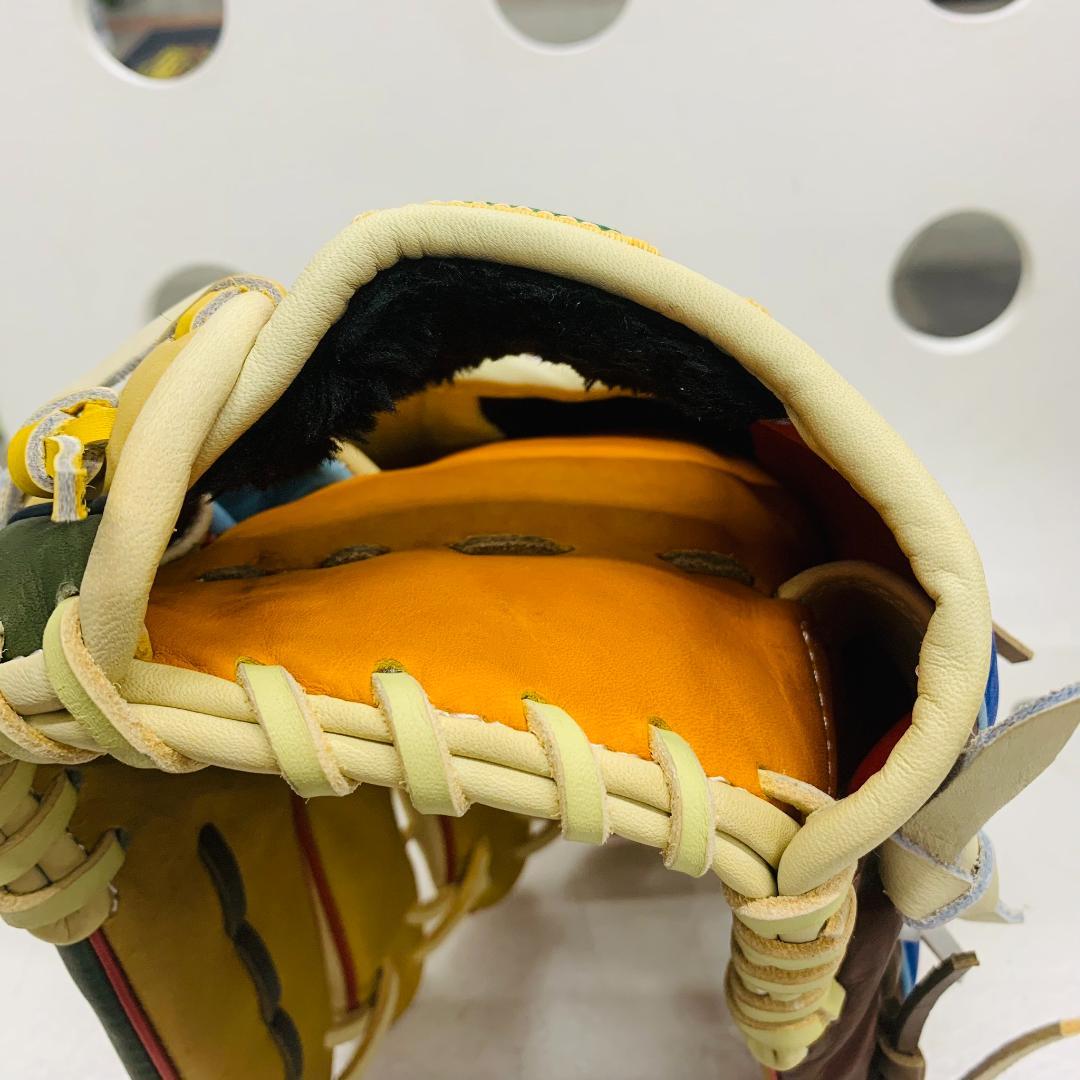 エスエスケイ　限定カラー　軟式用　内野手用　761型　SMRC125　型付け済み