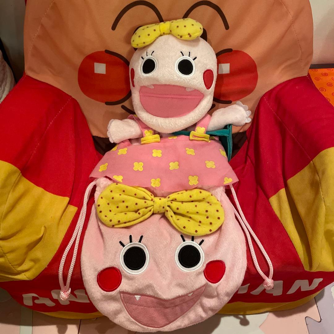 ざわざわ森のがんこちゃん ぬいぐるみ パペット NHK 巾着　セット