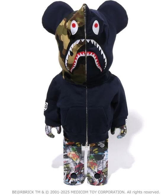 ベアブリック LEGACY SHARK BE@RBRICK 1000% 即日発送