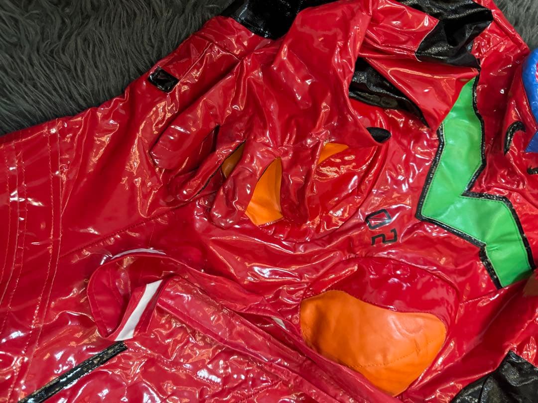 EVA アスカ 戦闘服 コス衣装 レザー調 Sサイズ フルセット